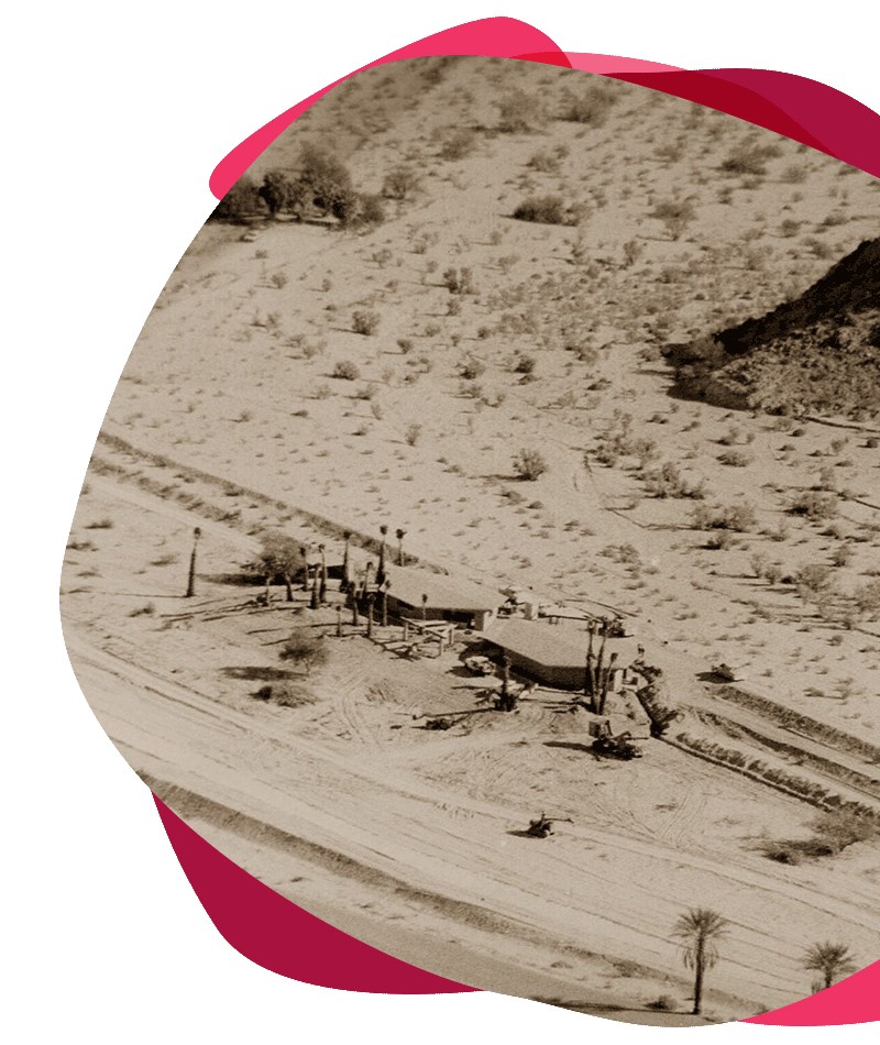 Photo of The Living Desert Zoo and Gardens grounds before construction.