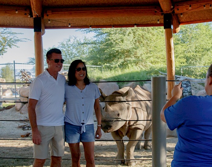 Rhino Encounter at The Living Desert