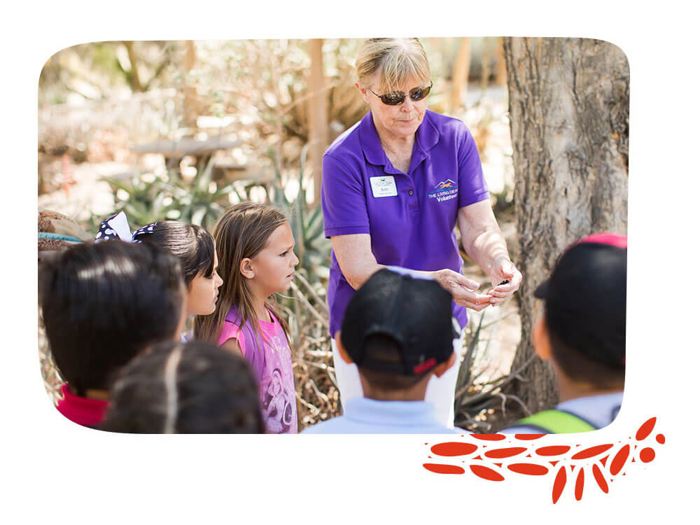 Children learning at The Living Desert